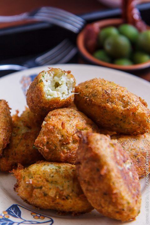 Картофельные крокеты с треской