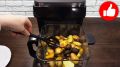 Нежная картошка с грибами, приготовленная в аэрогриле