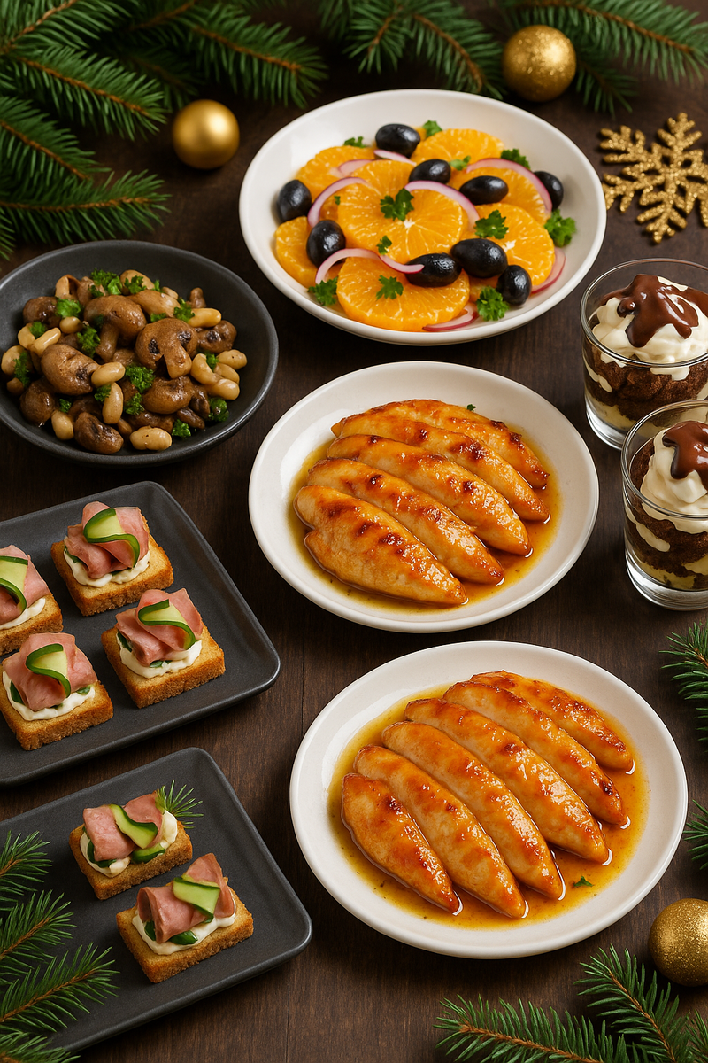 Эффектное меню на Новый год 2026 за 30 минут: быстро и стильно