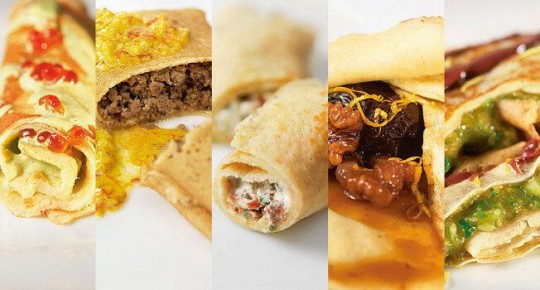 Блинчики с разнообразными начинками