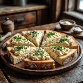 Гренки с тунцом и яйцами: идеальная закуска для любого повода