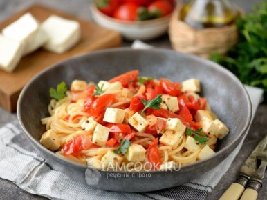 Спагетти с адыгейским сыром: просто и вкусно