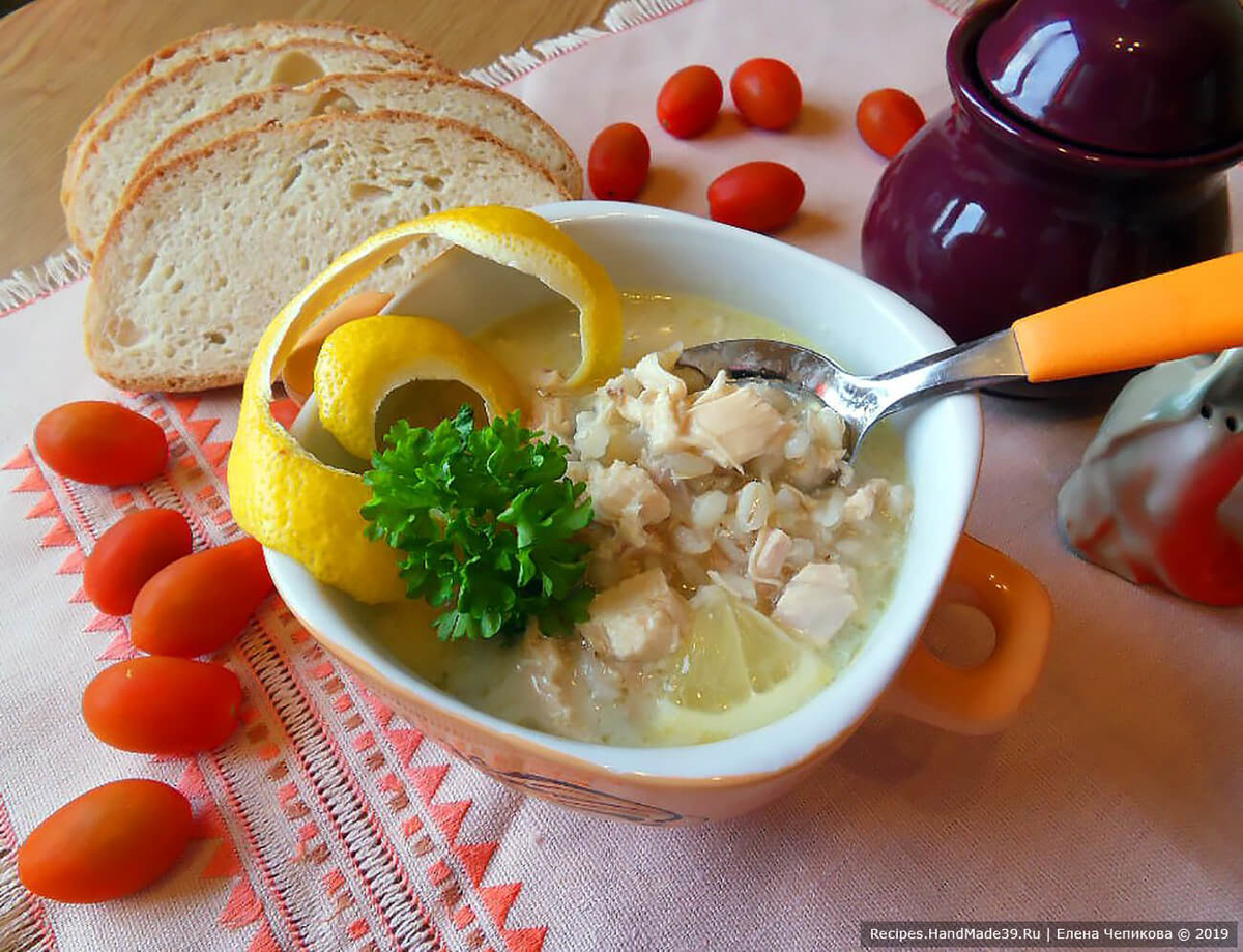 Как приготовить ароматный таронский суп с курицей и перловкой