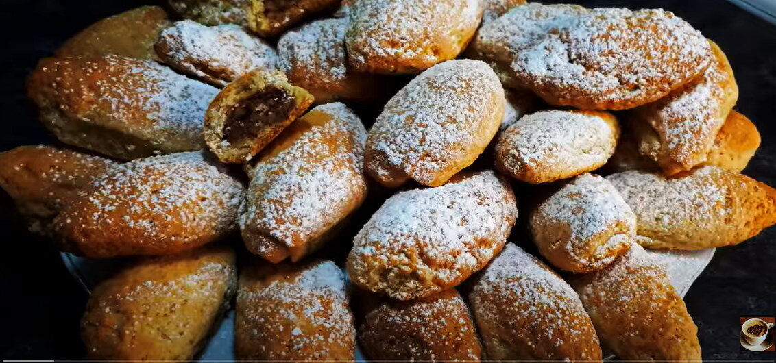 Нежное песочное печенье с ореховой начинкой для идеального чаепития