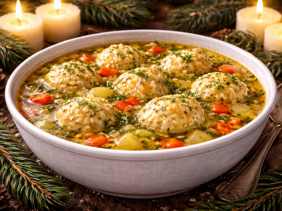 Сырный суп с шариками: идеальный уютный обед за полчаса