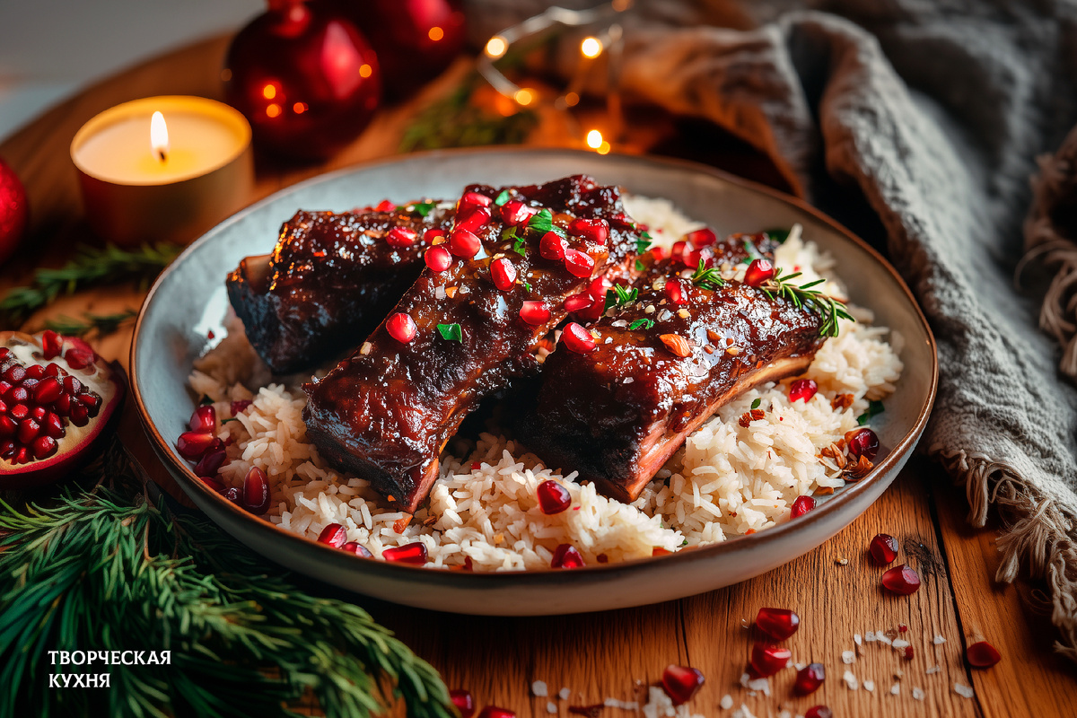 Необычные рёбрышки с гранатово-медовым соусом, которые стоит попробовать
