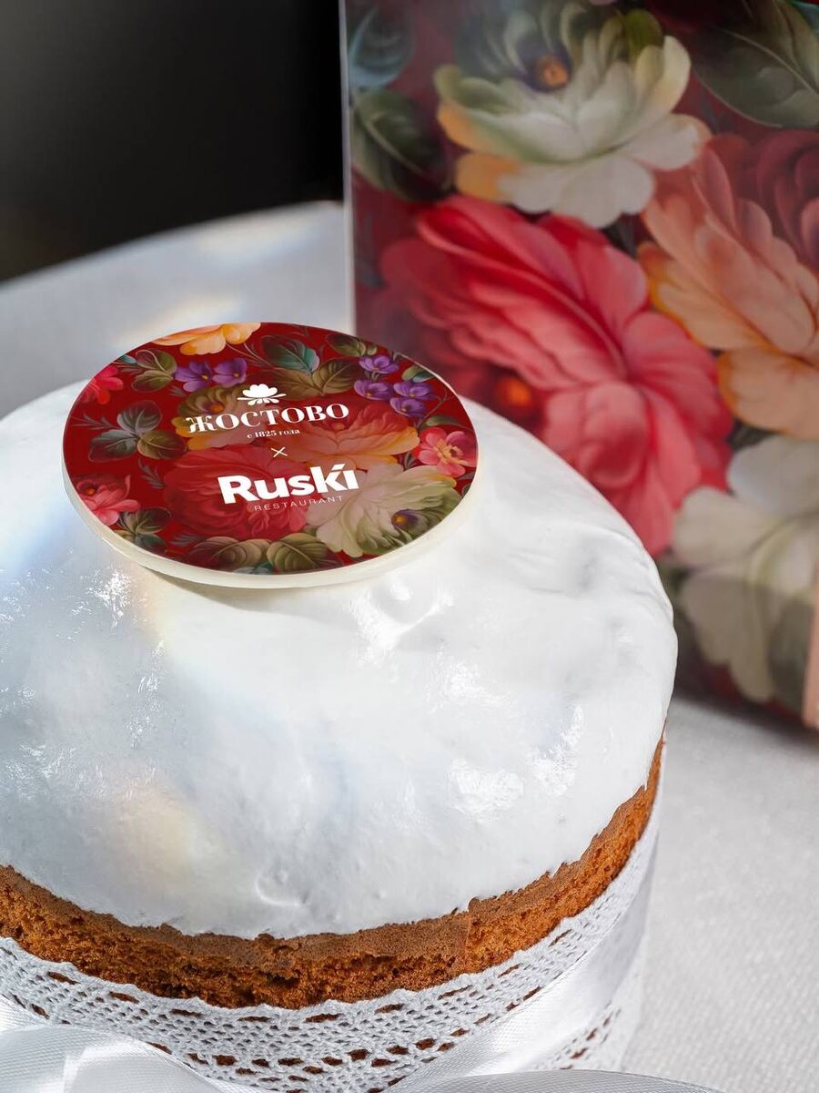 Пасхальная сказка: жостовские куличи в ресторане RUSKI