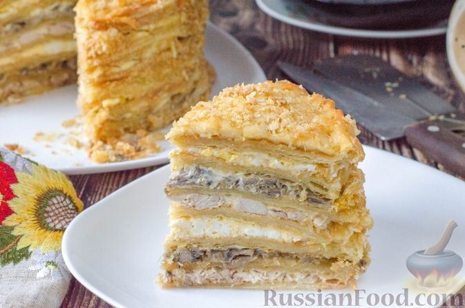 Вкусные закусочные торты для любого праздника