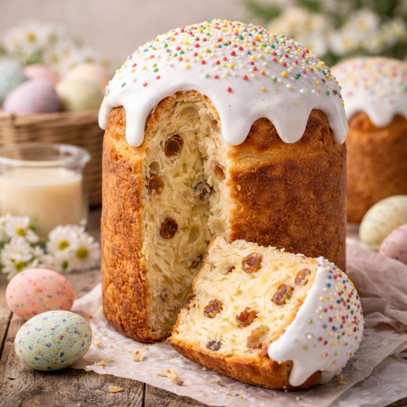 Нежный кулич на сгущёнке: быстрое и простое решение к Пасхе